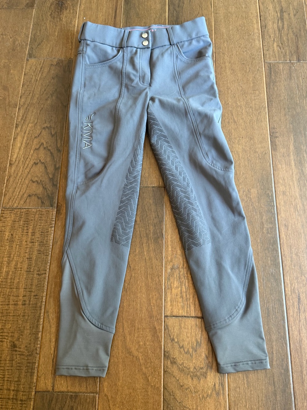 KMA 28 full seat grip ladies breeches grey Preowned